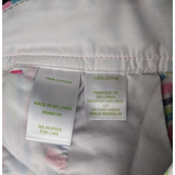 Lilly Pulitzer Callahan Shorts in Palm Reader Size 0 - Picture 7 of 7